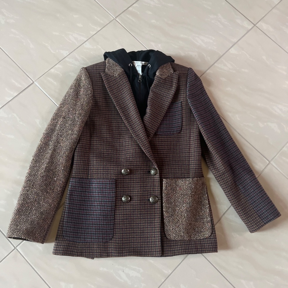 2810 Veronica Beard Faustine Dickey Jacket & Black Hoodie Dickey size 2 - Picture 2 of 16